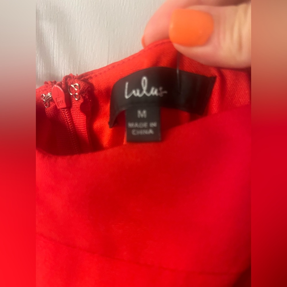 Lulus Red Dress - Picture 4 of 4